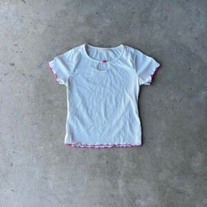 Glitter Girl Cropped baby tee Womens size S Small